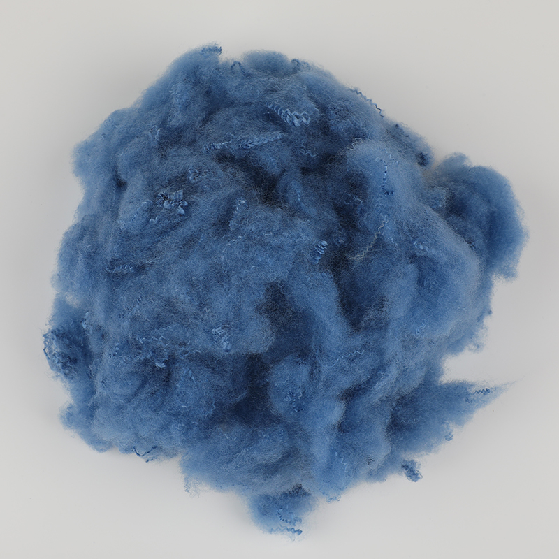 كاوبوي الصوف الأزرق غزل ألياف البوليستر التيلة 3D × 64 مم